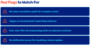 Warning signs of a weak customer service BPO provider